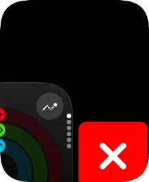 Press the close icon. Press the close icon.