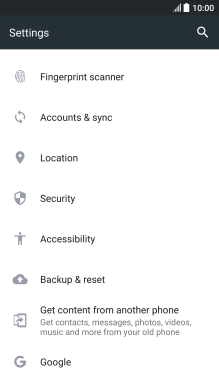 Press Accounts & sync.
