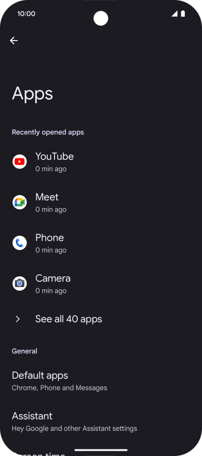 Press See all apps.