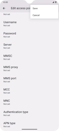 Press Save. Press Save.