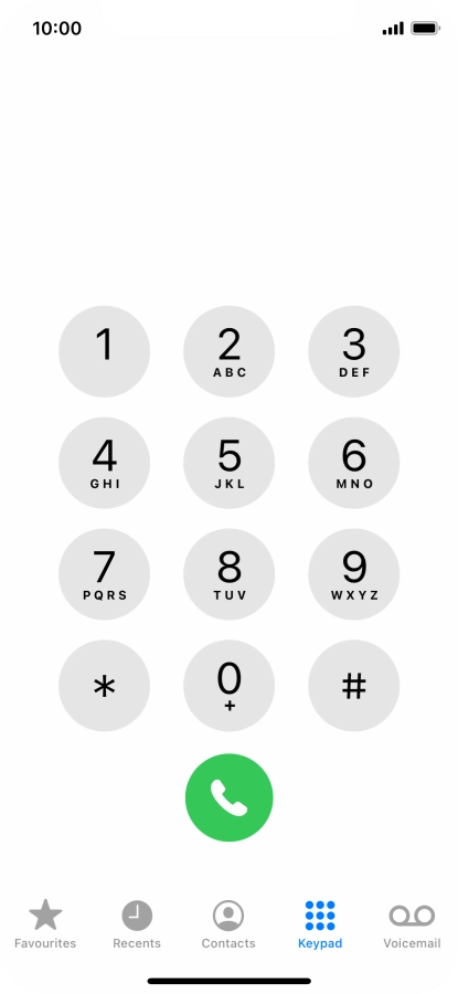Press Keypad.