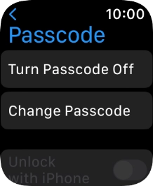 Press Turn Passcode Off and key in the current lock code. Press Turn Passcode Off and key in the current lock code.