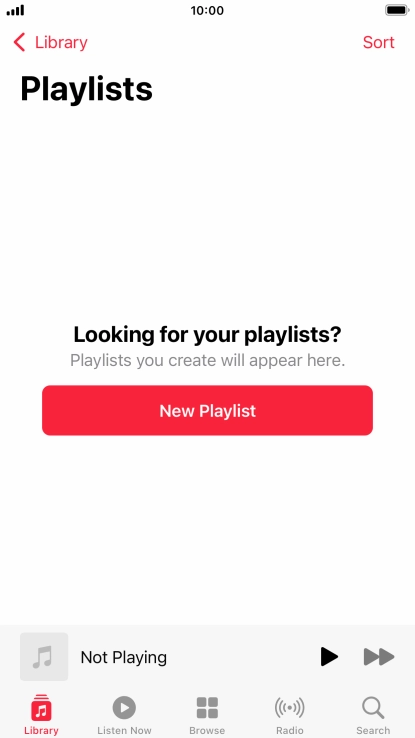 Press New Playlist.