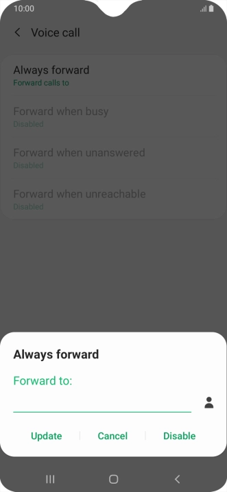 Press Disable.