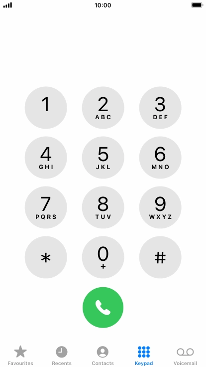Press Keypad.