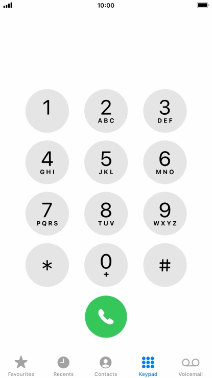 Press Keypad.
