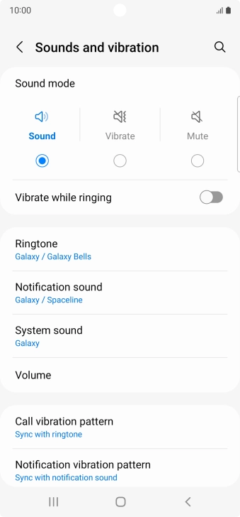Press Ringtone.