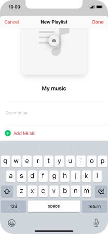 Press Add Music.