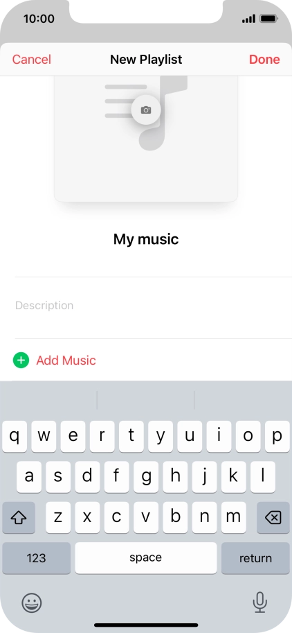 Press Add Music.