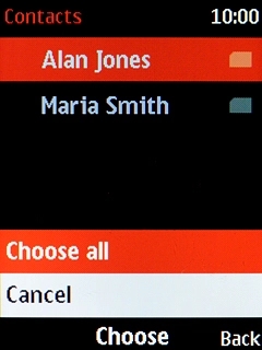 Select Choose all.