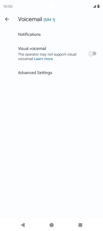 Press Advanced Settings.