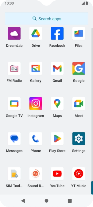 Press Play Store.