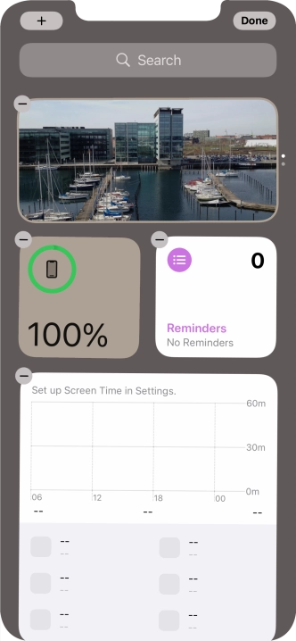 Press the add icon.