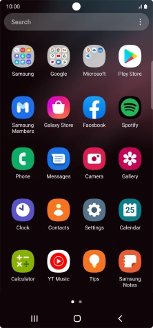 Press Samsung.
