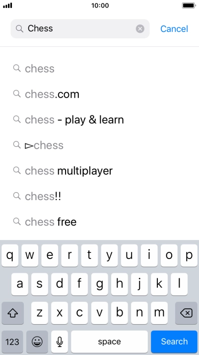 Press Search.