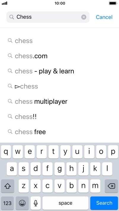 Press Search.
