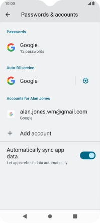 Press the Home key to return to the home screen.