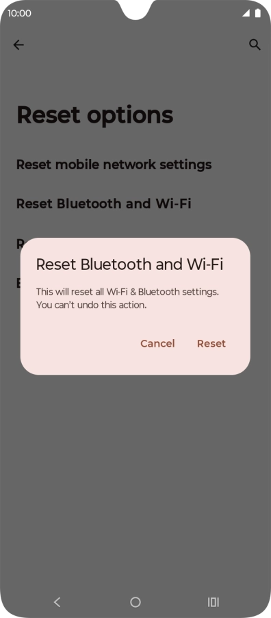 Press Reset.