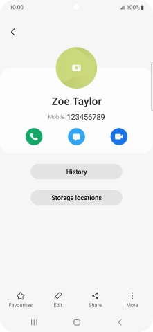Press the Home key to return to the home screen.