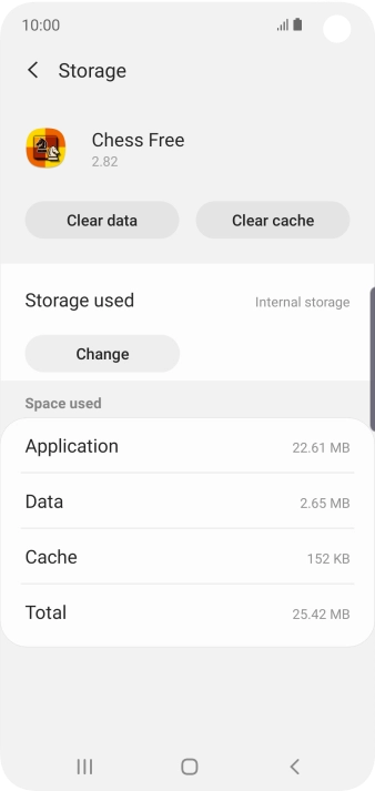 Press Clear cache. Press Clear cache.