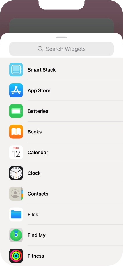 Press Smart Stack.