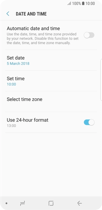Press the indicator next to Press the indicator next to