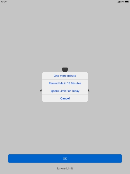 Press the required setting. Press the required setting.