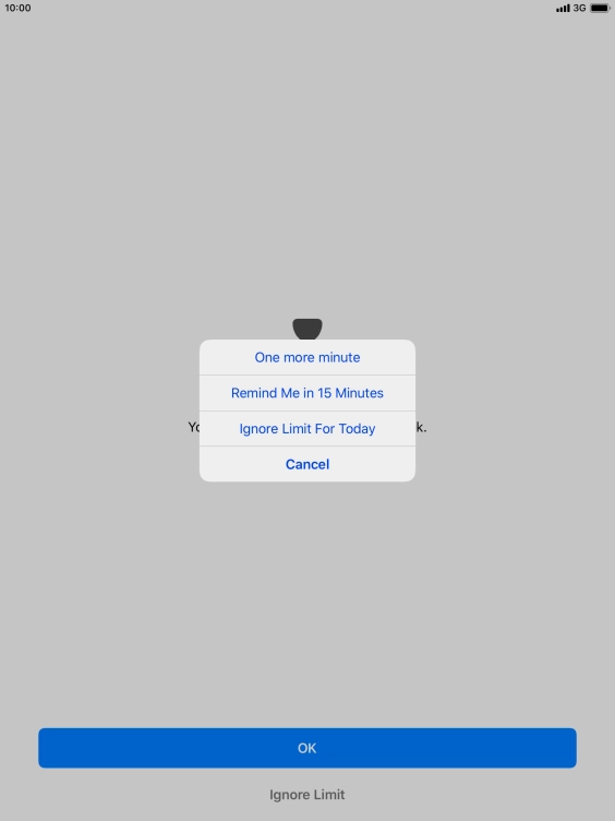 Press the required setting. Press the required setting.