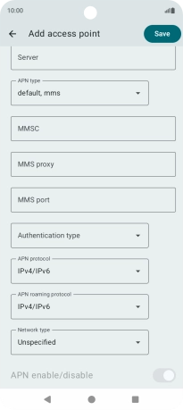 Press the drop down list next to Press the drop down list next to