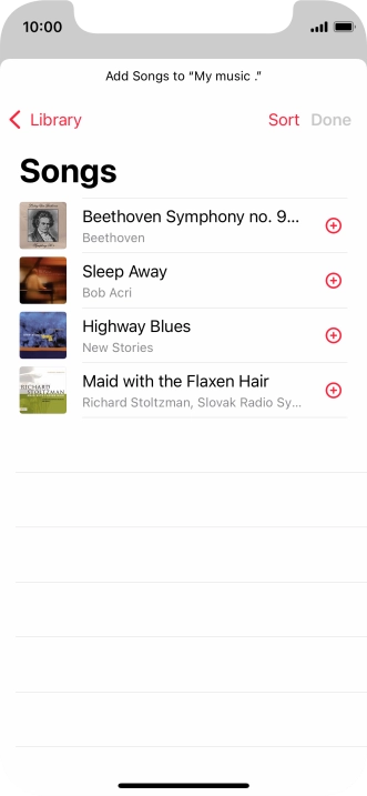 Go to the required category and press the required audio file. Go to the required category and press the required audio file.