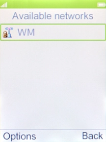 Select the required Wi-Fi network.