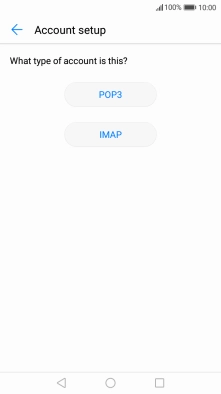 Press IMAP.
