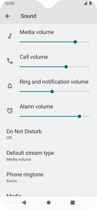 Press Phone ringtone. Press Phone ringtone.