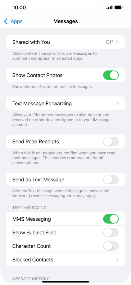 Slide your finger upwards starting from the bottom of the screen to return to the home screen.