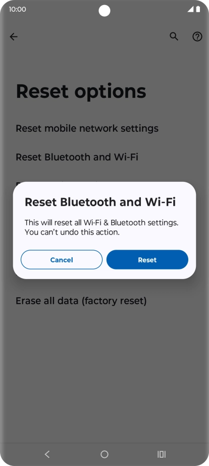 Press Reset.