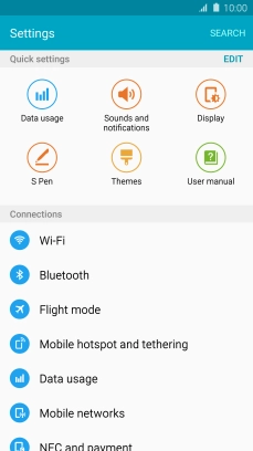 Press Bluetooth.