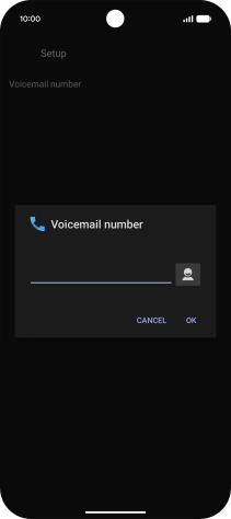 Key in (prefix) 5 (your phone number) and press OK. Key in (prefix) 5 (your phone number) and press OK.