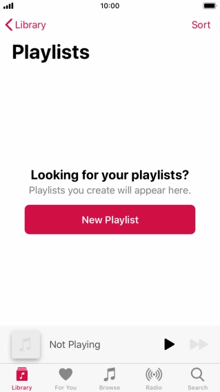Press New Playlist.