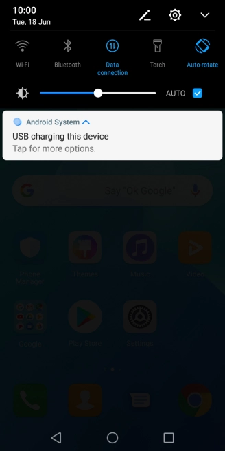 Press Tap for more options..