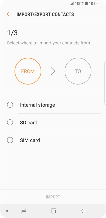 Press SIM card.