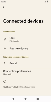 Press Pair new device. Press Pair new device.