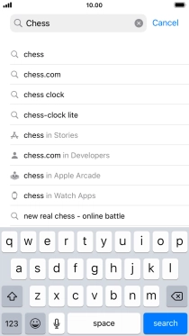 Press search.