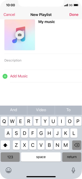 Press Add Music.