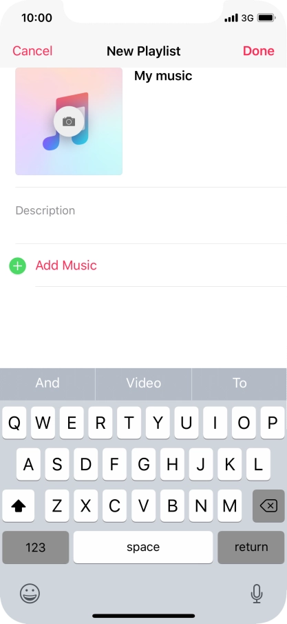 Press Add Music.