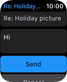 Press Send. Press Send.