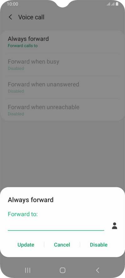 Press Disable.