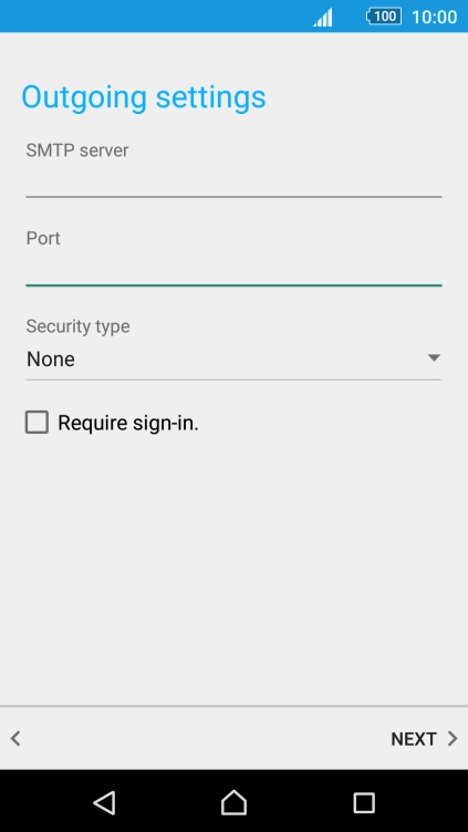 Press Require sign-in. to turn the function on or off.