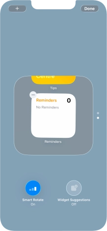 Press Smart Rotate to turn the function on or off.