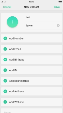Press Add Number.