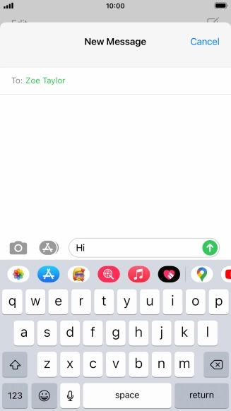 Press the picture icon.